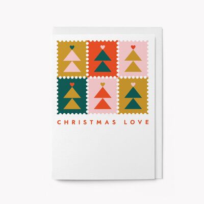 Amor de Navidad - Tarjeta de felicitación