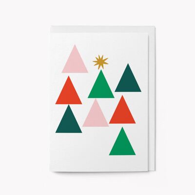 Albero di Natale - Biglietto di auguri