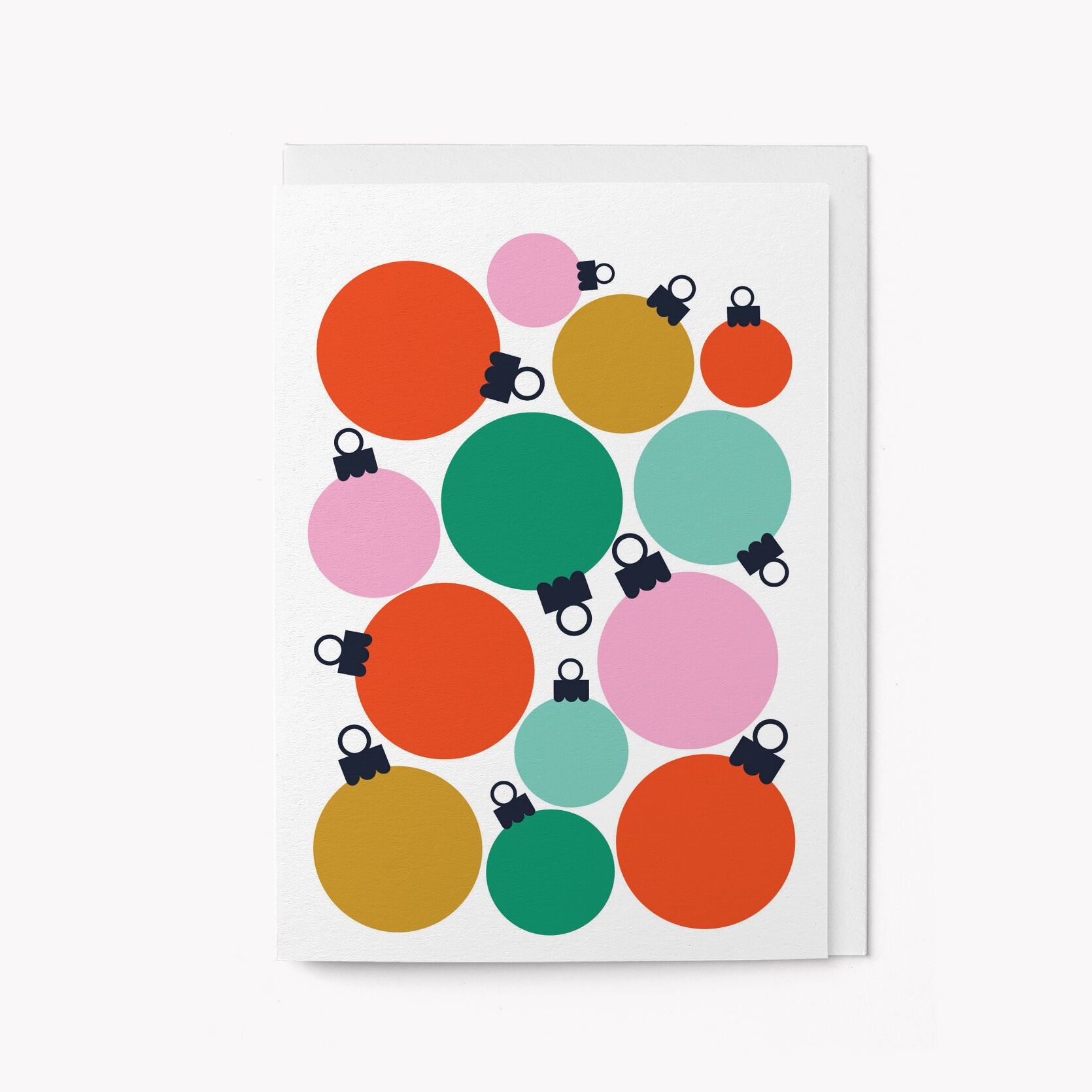 Palline di Natale - Biglietto di auguri