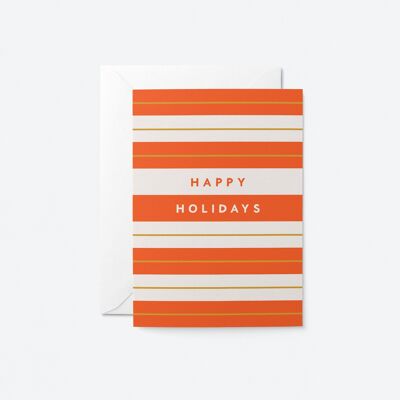 Felices Fiestas - Tarjeta de Felicitación