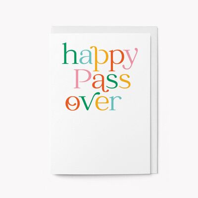 Tarjeta de felicitación de feliz Pascua