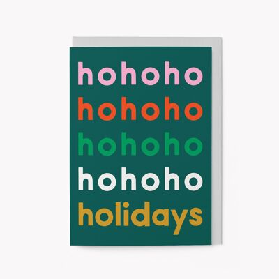 Ho ho ho - Biglietto di auguri di Natale