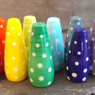 Collezione Polka Dotty - Pull Light Extra Large 5,5-6 cm Blu Cobalto