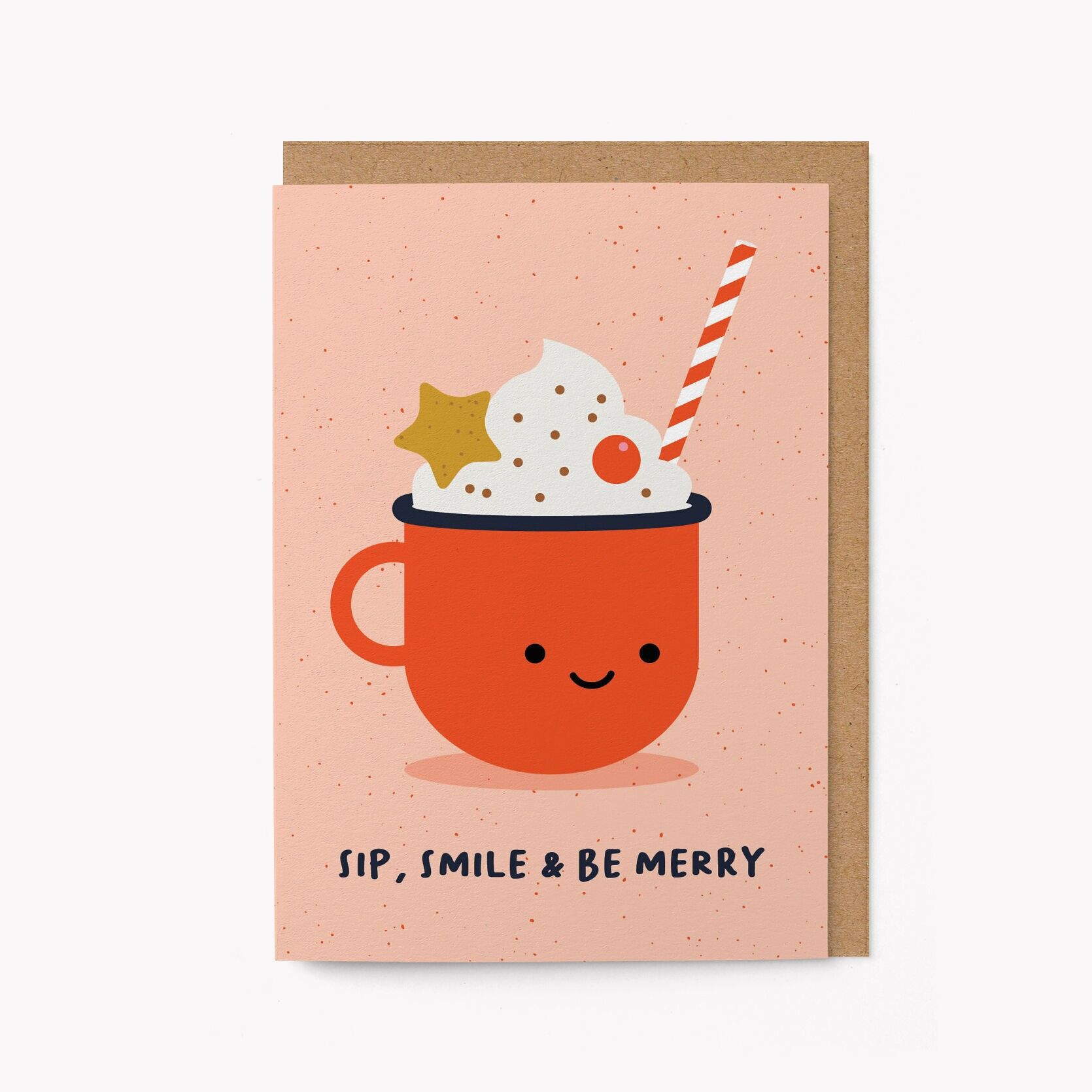 Sorseggia, sorridi e sii allegro - Biglietto di auguri