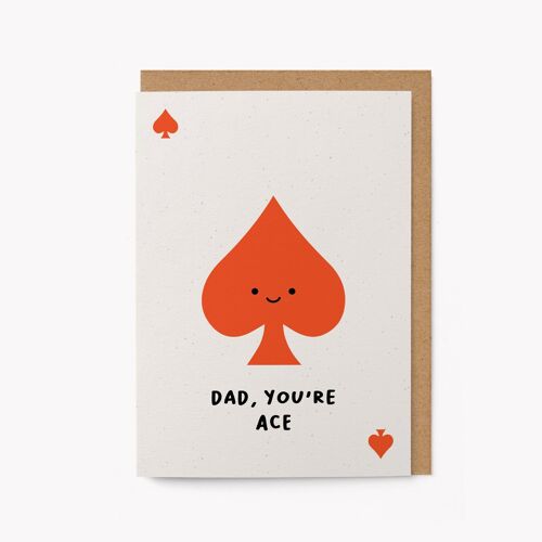 Ace Dad - Father's Day card
