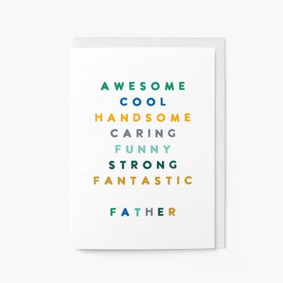 Fantastic Father - Biglietto per la festa del papà