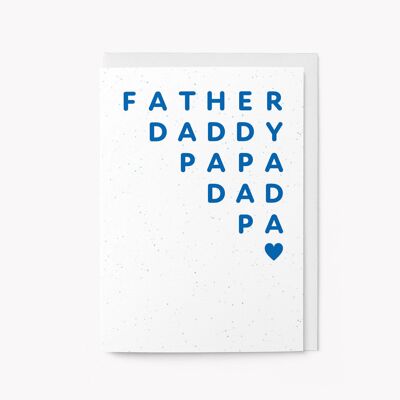 Padre - Tarjeta de felicitación del Día del Padre