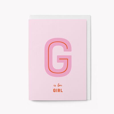 G comme Fille - Carte de naissance