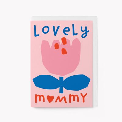 Tarjeta de felicitación para una madre encantadora