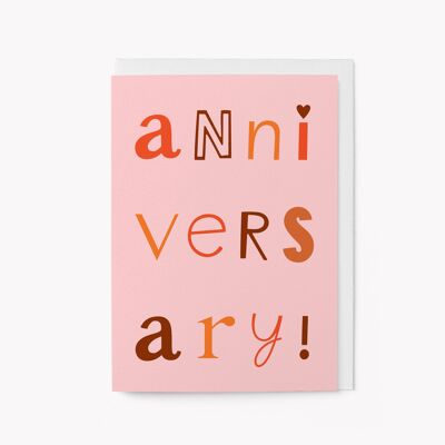 Anniversario - Biglietto d'auguri