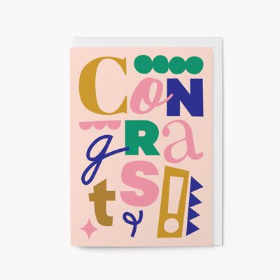 ¡Felicitaciones! - Tarjeta de felicitación