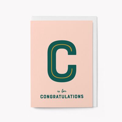 Félicitations - Carte de voeux