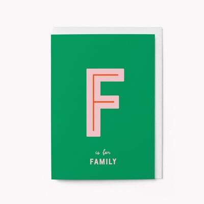 Famiglia - Biglietto d'auguri