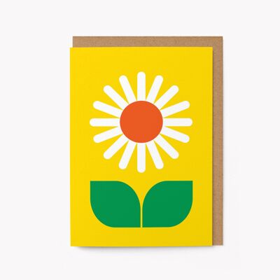 Fleur n°1 - Carte de vœux de tous les jours