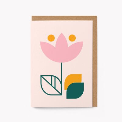 Flor No 2 - Tarjeta de felicitación diaria