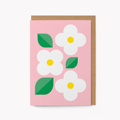 Fleur n°25 - Carte de voeux