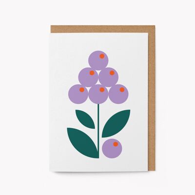 Fleur n°33 - Carte de voeux