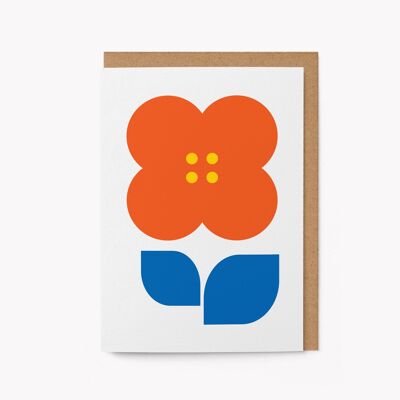 Fleur n°34 - Carte de voeux