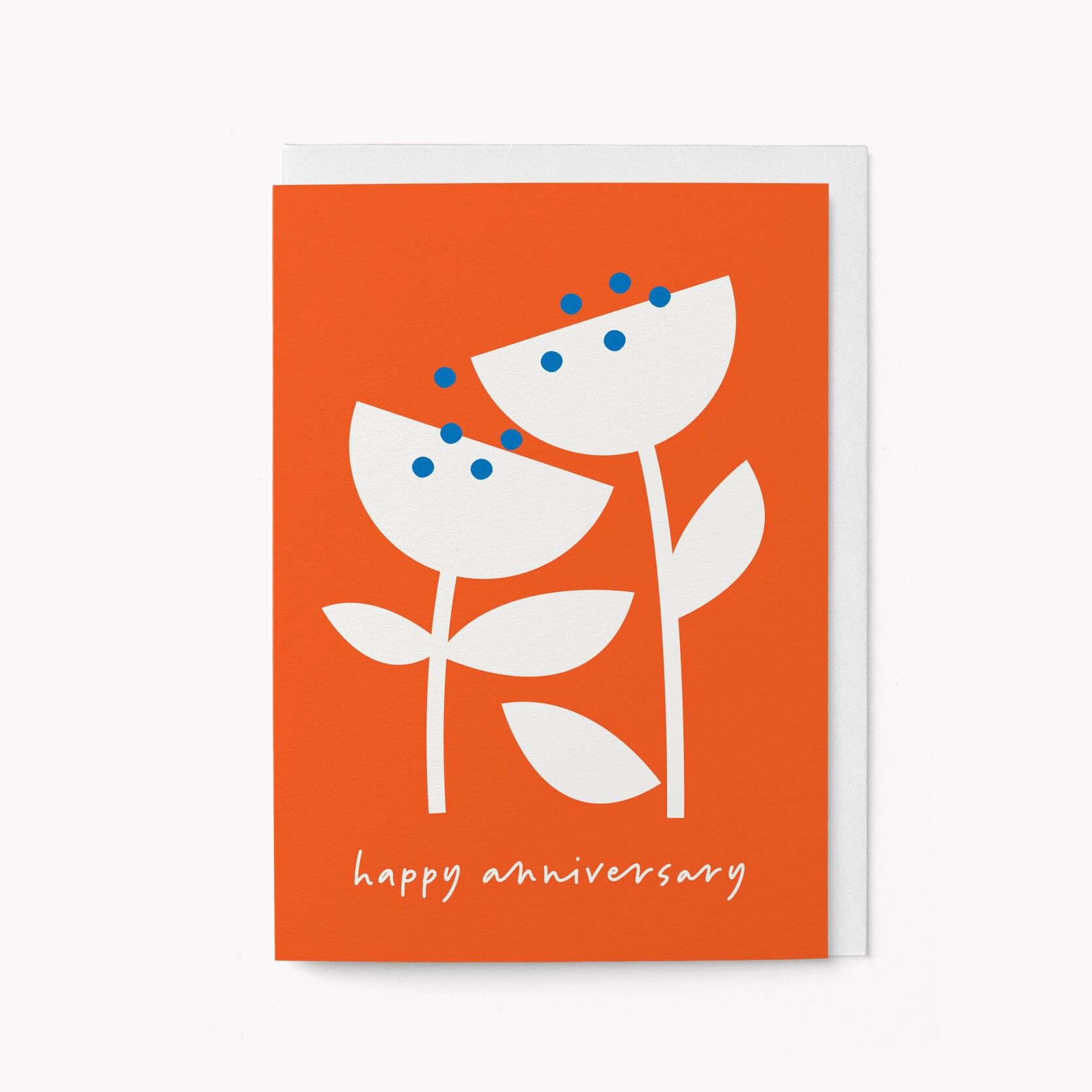 Herzlichen Glückwunsch zum Jahrestag - Grußkarte