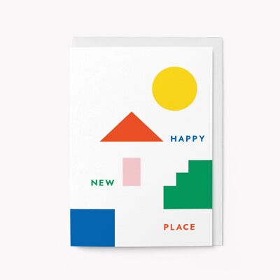 Feliz nuevo lugar - Tarjeta de felicitación