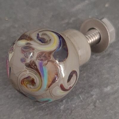 Spindrift Drawer Pulls and Door Knobs Large 25mm Lowtide Lavender