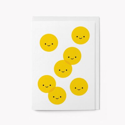 Muchas sonrisas - Tarjeta de felicitación