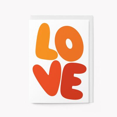 Amour - Carte de voeux