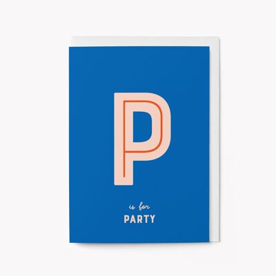 Fiesta - Tarjeta de felicitación
