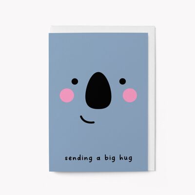 Un gran abrazo - Tarjeta de felicitación