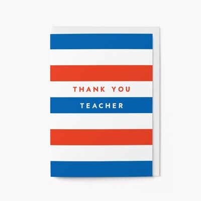 Merci professeur - carte de voeux