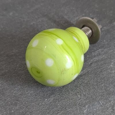 Maniglie per cassetti e pomelli per porte a pois medi 22 mm Giallo