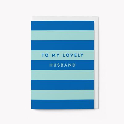 Tarjeta de felicitación para mi querido esposo