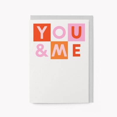 Tu & io - Biglietto di auguri