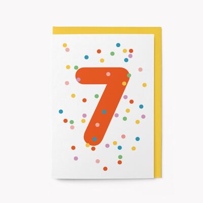 Biglietto per il 7° compleanno
