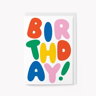 Anniversaire - Carte d'anniversaire