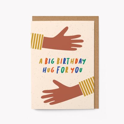 Birthday hug - Greeting Card