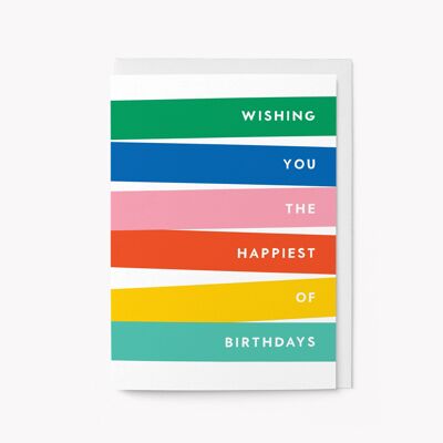 The Happiest of Birthdays - Greeting card