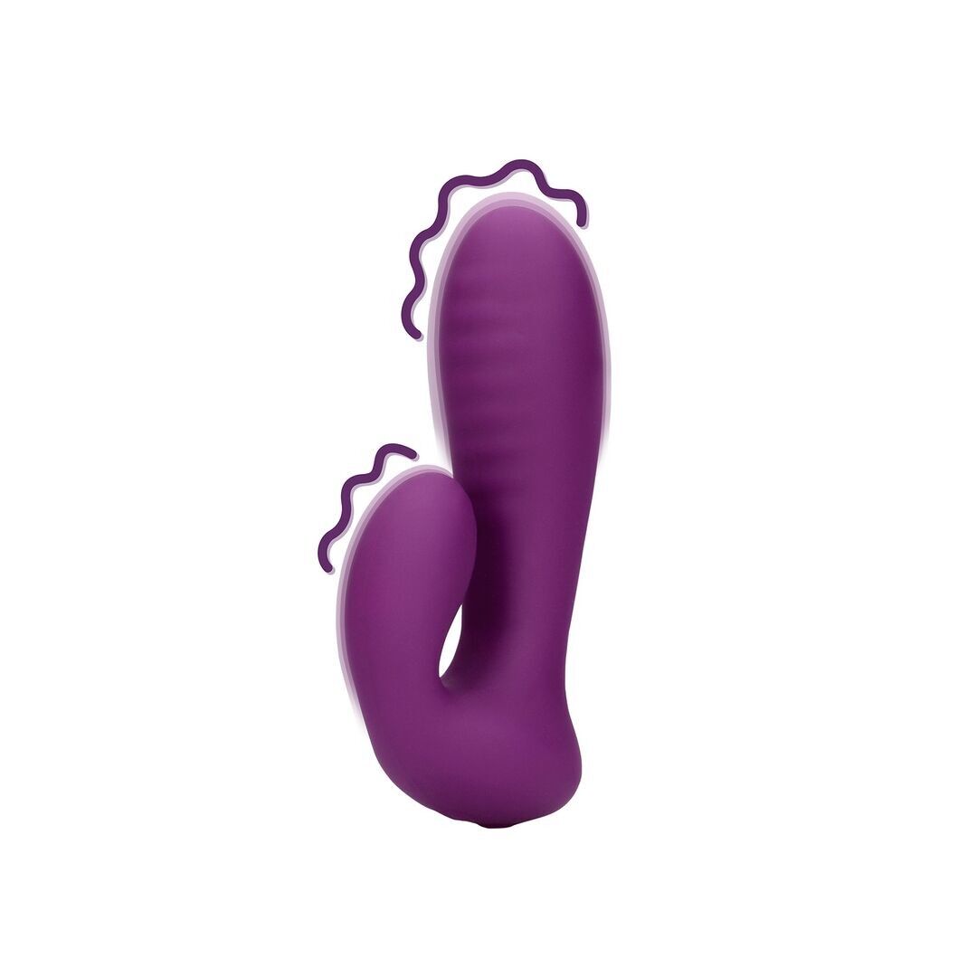 Loveline by Shots – G-Punkt-Vibrator aus ultraweichem Silikon – Lila Orchidee
