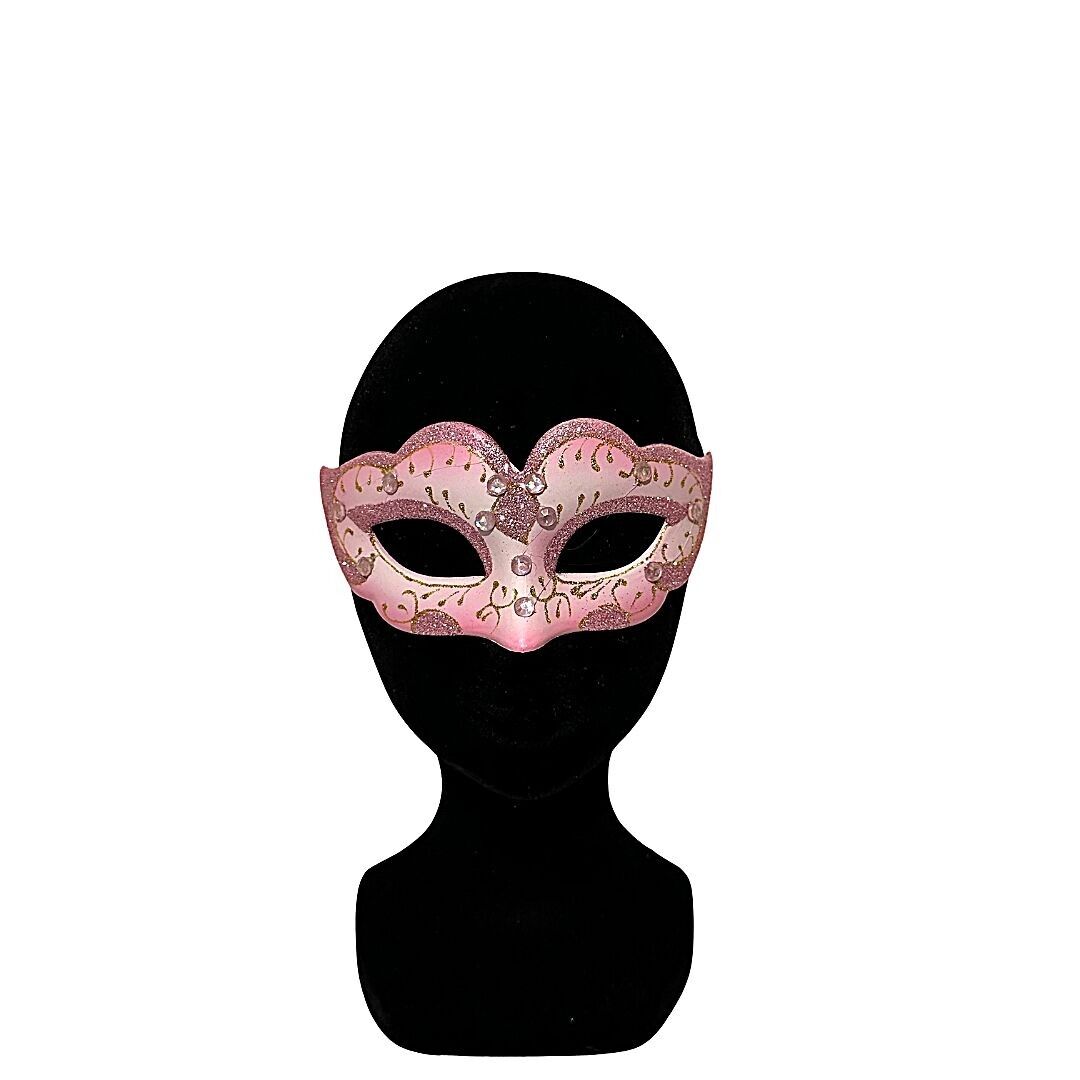 Children's carnival mask.Set of 6 pieces with the 6 colors