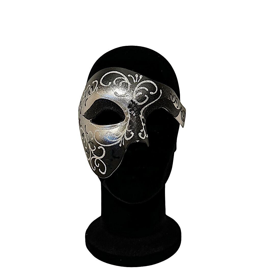 Máscara de carnaval de gladiadores venecianos. Set de 3 piezas con los 3 colores.