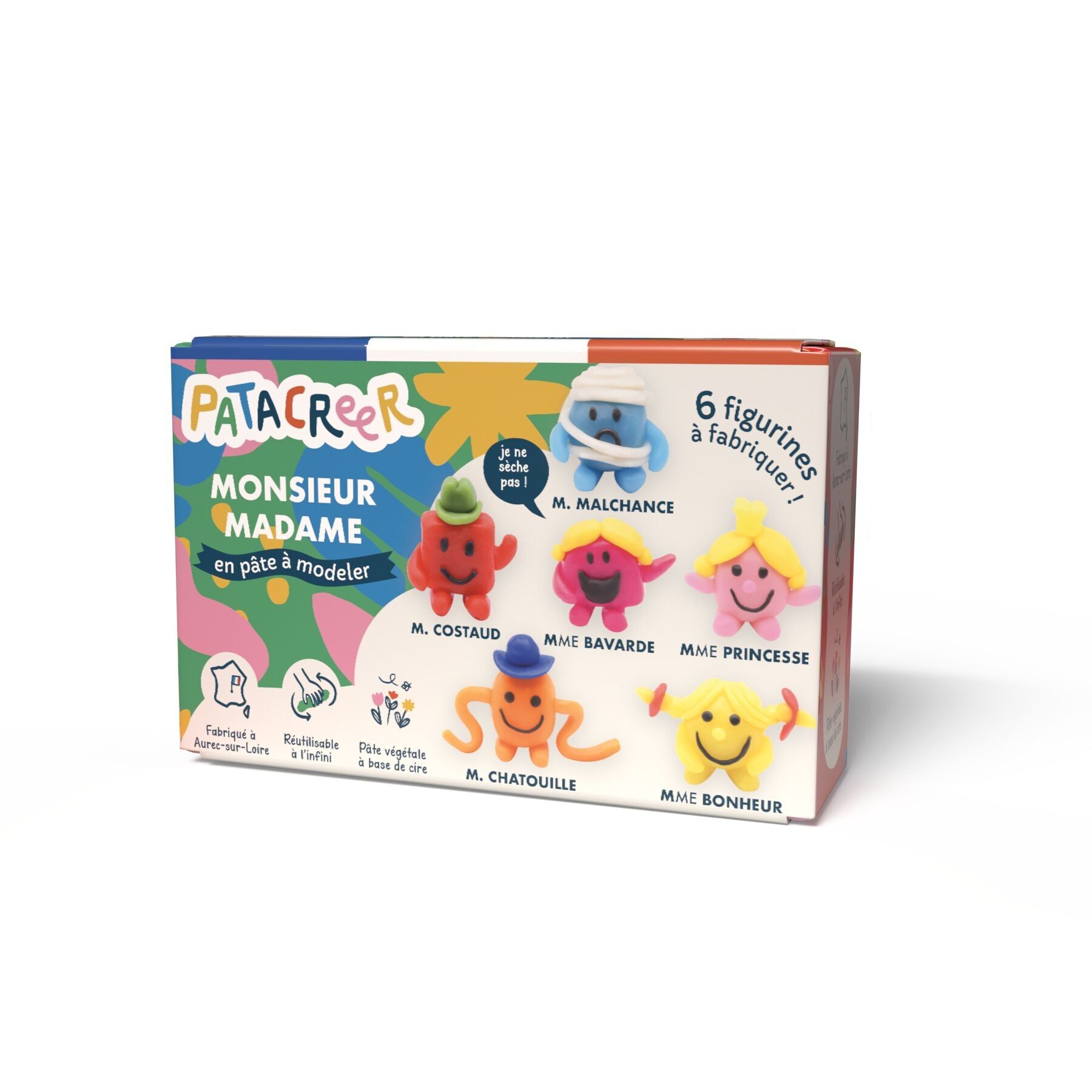 Kit per realizzare MES 6 MONSIEUR MADAME in pasta da modellare