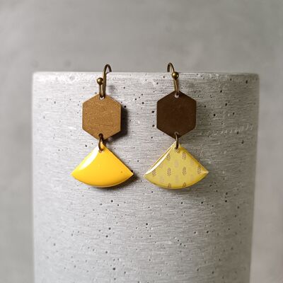 Montbazon reversible earrings – flowers 1165