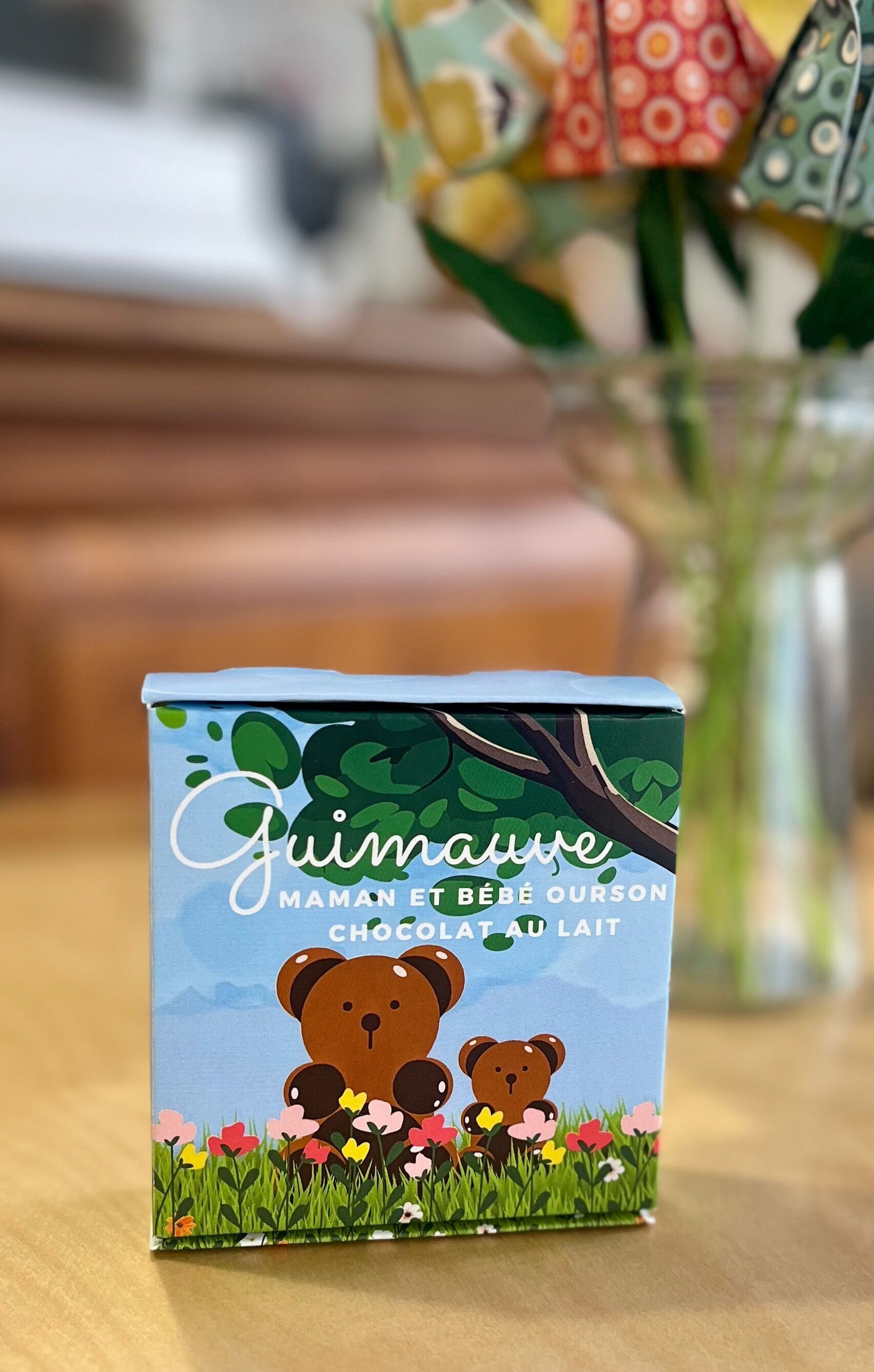 Marshmallow Bear Box – Milk Chocolate Mom & Baby