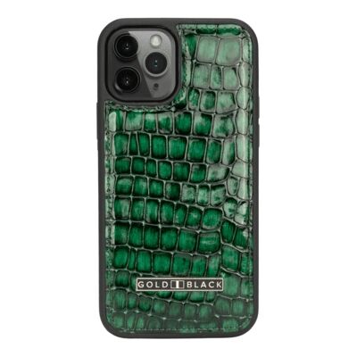 iPhone 12/12 Pro leather sleeve Milano Green