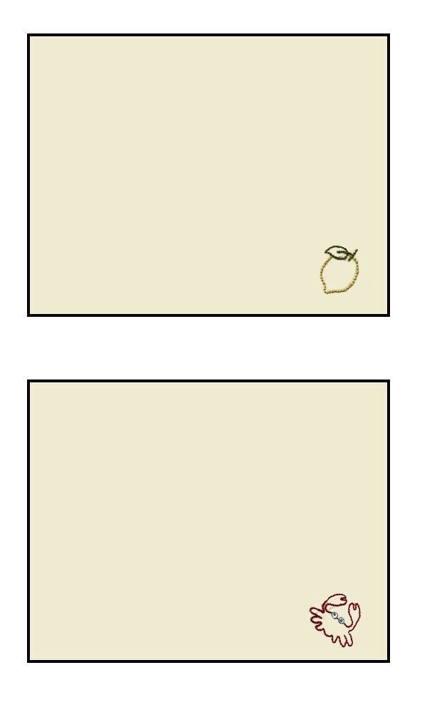 Tovaglietta Odette con ricamo