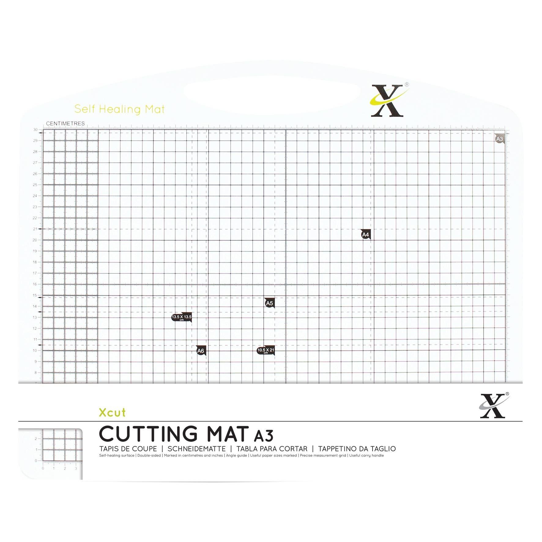 Self Healing Duo Cutting Mat, Black & White, A3, Craft Cutting Mat to use with Craft Knife and Card Making Supplies, Cutting Board for Crafting, Model Making, and Home Projects, Ideal Craft Mat