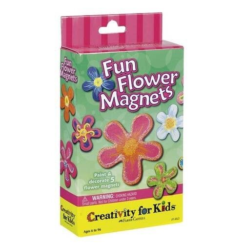 Creativity for Kids Fun Flower Magnets Mini Craft Kit