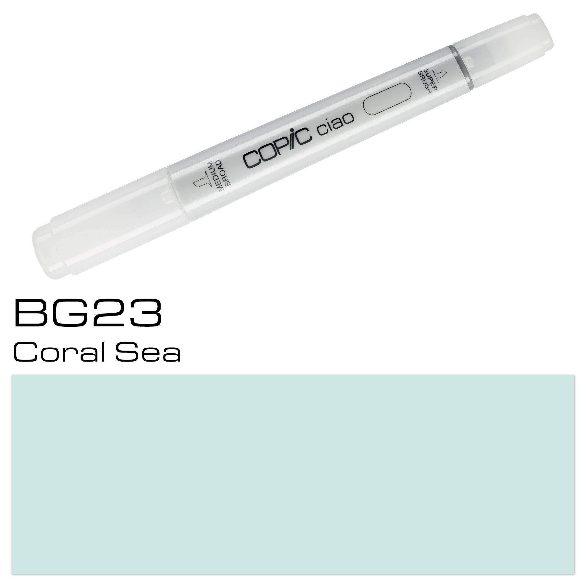 COPIC Ciao Farbmarker - (BG-23) Coral Sea, für Kunst & Handwerk, Ausmalen, Grafiken, Textmarker, Design, Anime, Profis & Anfänger, Künstlerbedarf & Malbücher