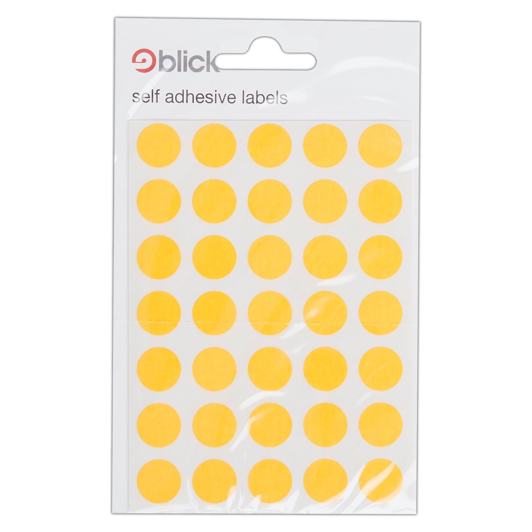 Etiquetas Blick, naranja fluorescente, pegatinas autoadhesivas, puntos de colores, círculos, 13 mm, 140 etiquetas, para el hogar, la oficina, la familia, la escuela, la organización de calendarios de vacaciones, planificadores, tabla de recompensas, codificación por colores