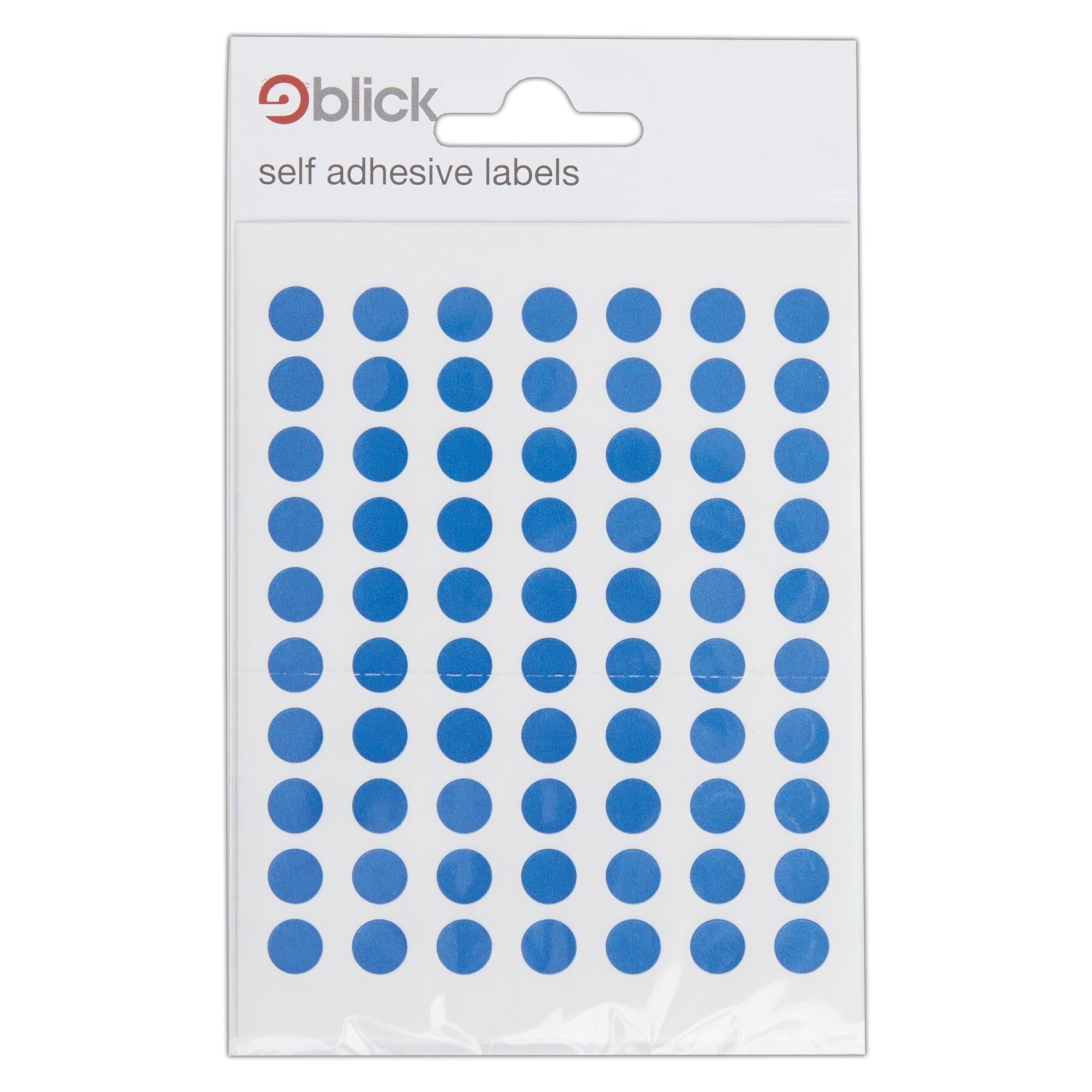 Blick Labels, Blue, Self Adhesive Stickers, Coloured Dot, Circles, 8mm, 490 Labels, For Home, Office, Family, School, Holiday Calendar Organising, Planner, Rewards Chart, Colour Coding